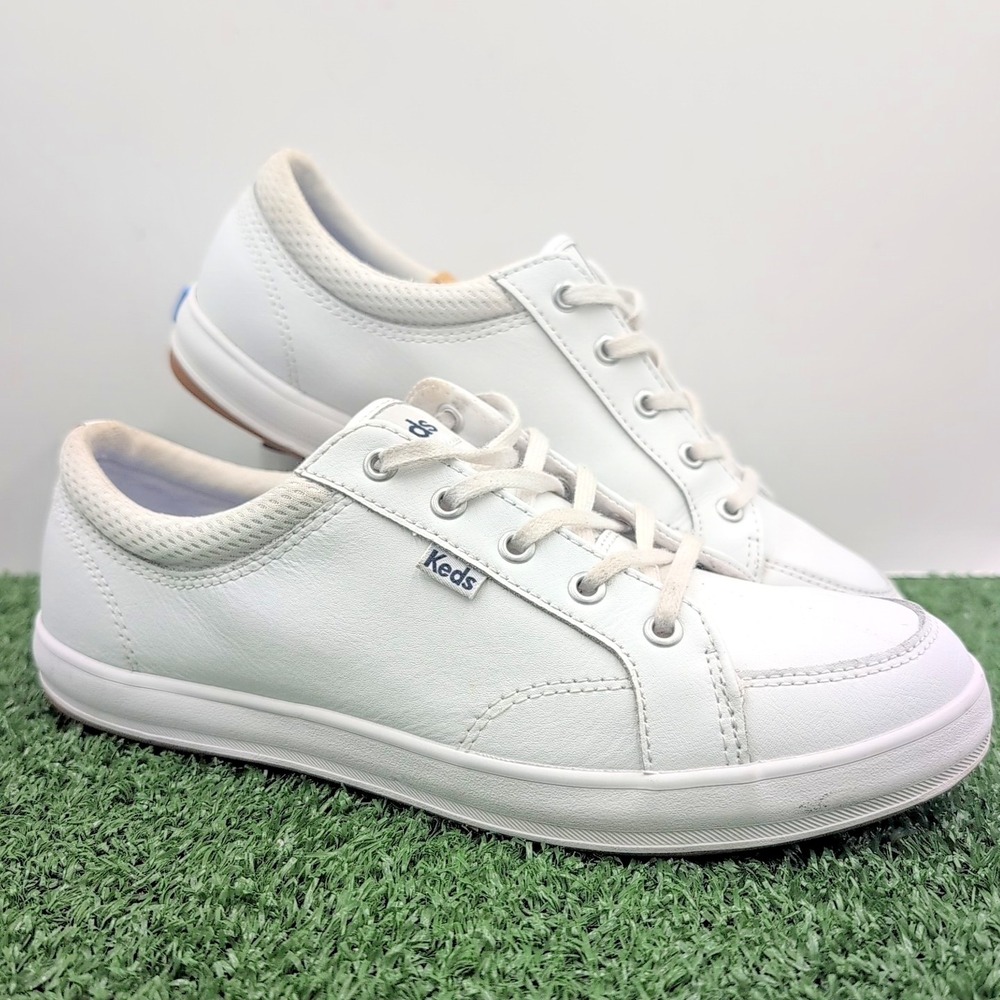 Keds Canvas Sneakers Women's Size 8.5 Medium White Daily Active Walking Sneakers